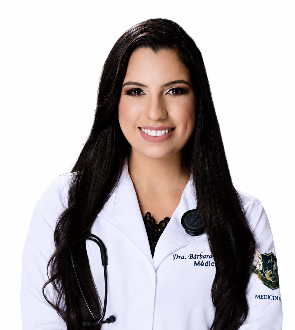 Dra. Bárbara Colnaghi, médica com pós-graduação em Psiquiatria, no consultório em Colatina